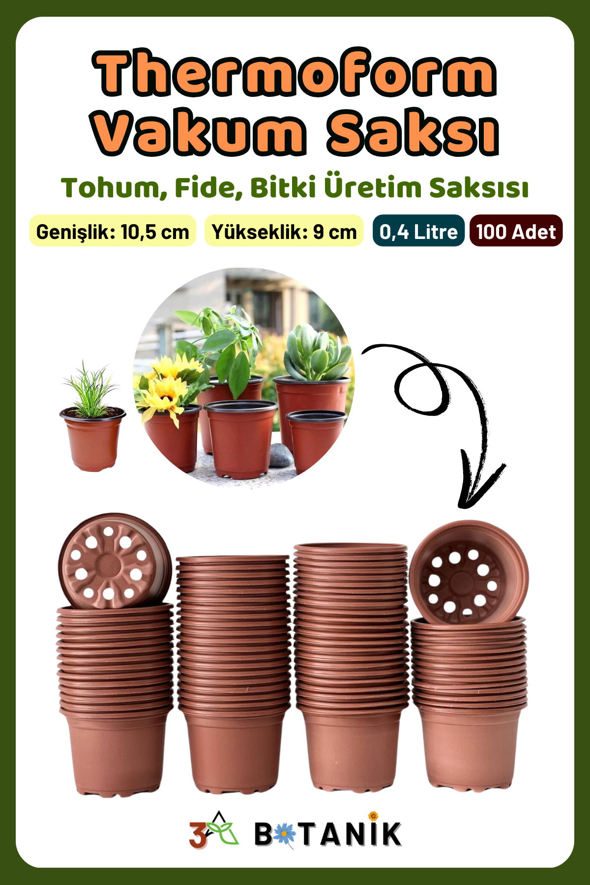 Thermoform%20Vakum%20Saksı,%2010,5x9%20Cm,%20Üretim%20Saksısı,%200,4%20Litre,%20Bitki%20Üretim%20Saksısı,%20100%20Adet