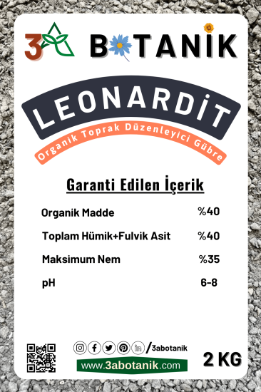 Leonardit, Organik Toprak Düzenleyici, 2 Kg